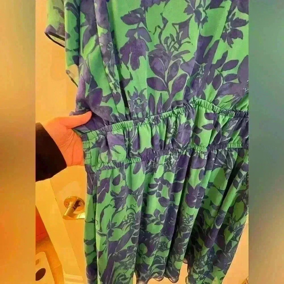 NWT Jessica Howard 16W Chiffon Dress - Picture 4 of 10